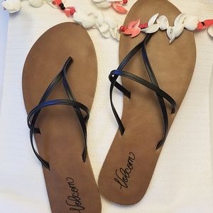 VOLCOM LADIES BLACK SANDAL